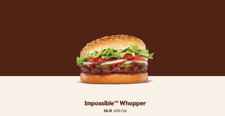 Burger King Impossible Burger