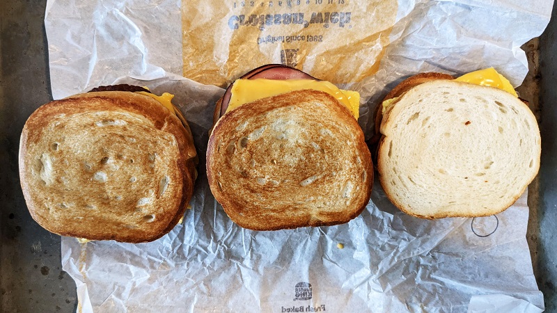 Burger King Melts menu with prices